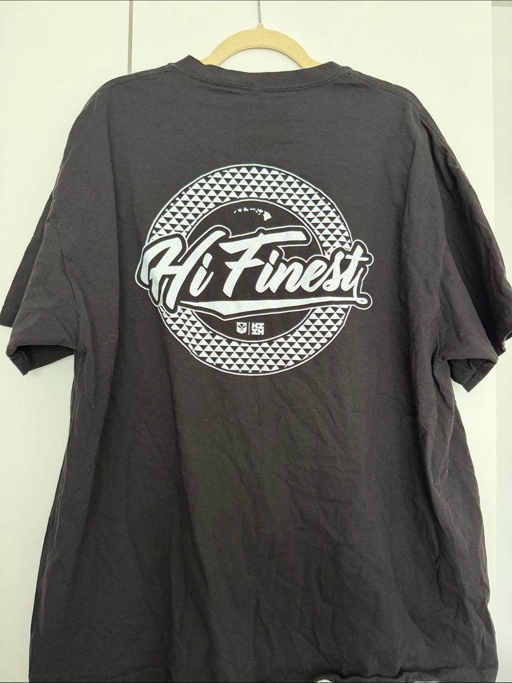 Hawaii's Finest Hawaii Logo Graphic T-Shirt Black Short Sleeve Men’s 2X